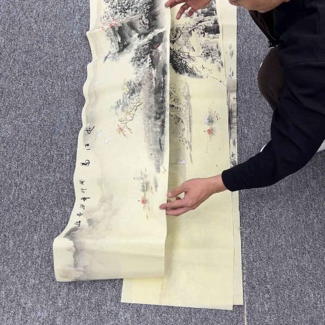 国画纯手绘字画宣纸