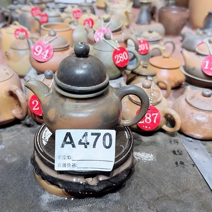 茶壶紫砂坭兴陶柴烧