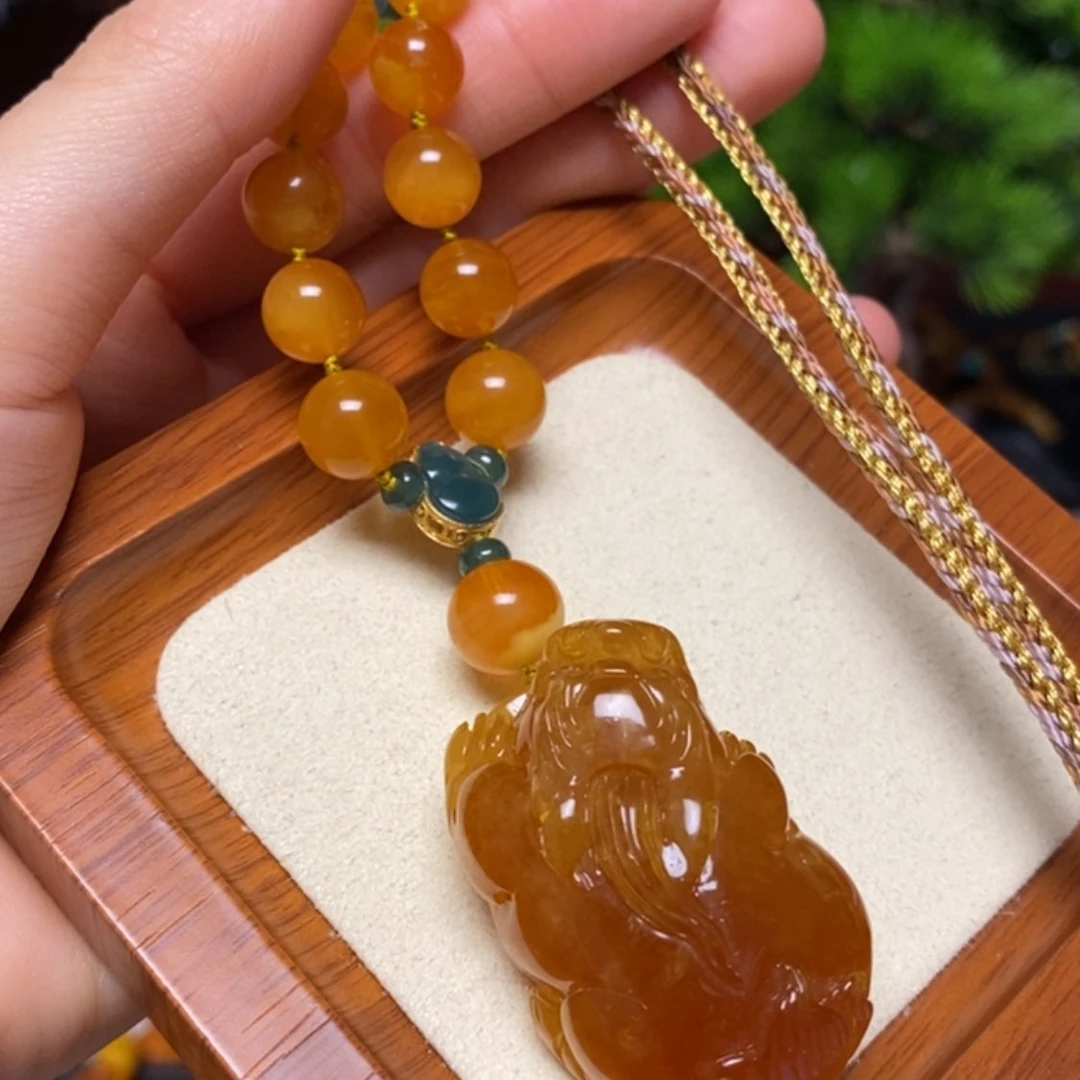 【闪购商品】蜜蜡颈饰未镶嵌项链