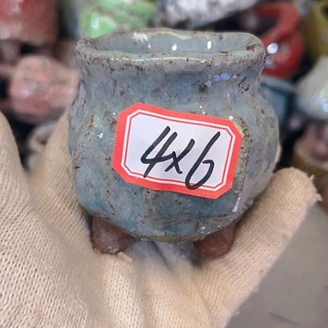 粗陶花盆手工花盆制作就这样