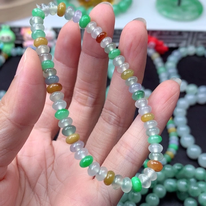 未镶嵌手链翡翠翡翠手串5mm