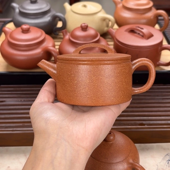 紫砂茶壶200CC黄降坡汉瓦