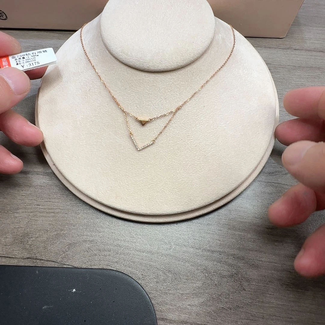 套链钻石18K金镶嵌