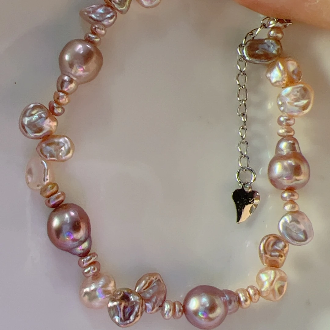 淡水珍珠手绳合金416