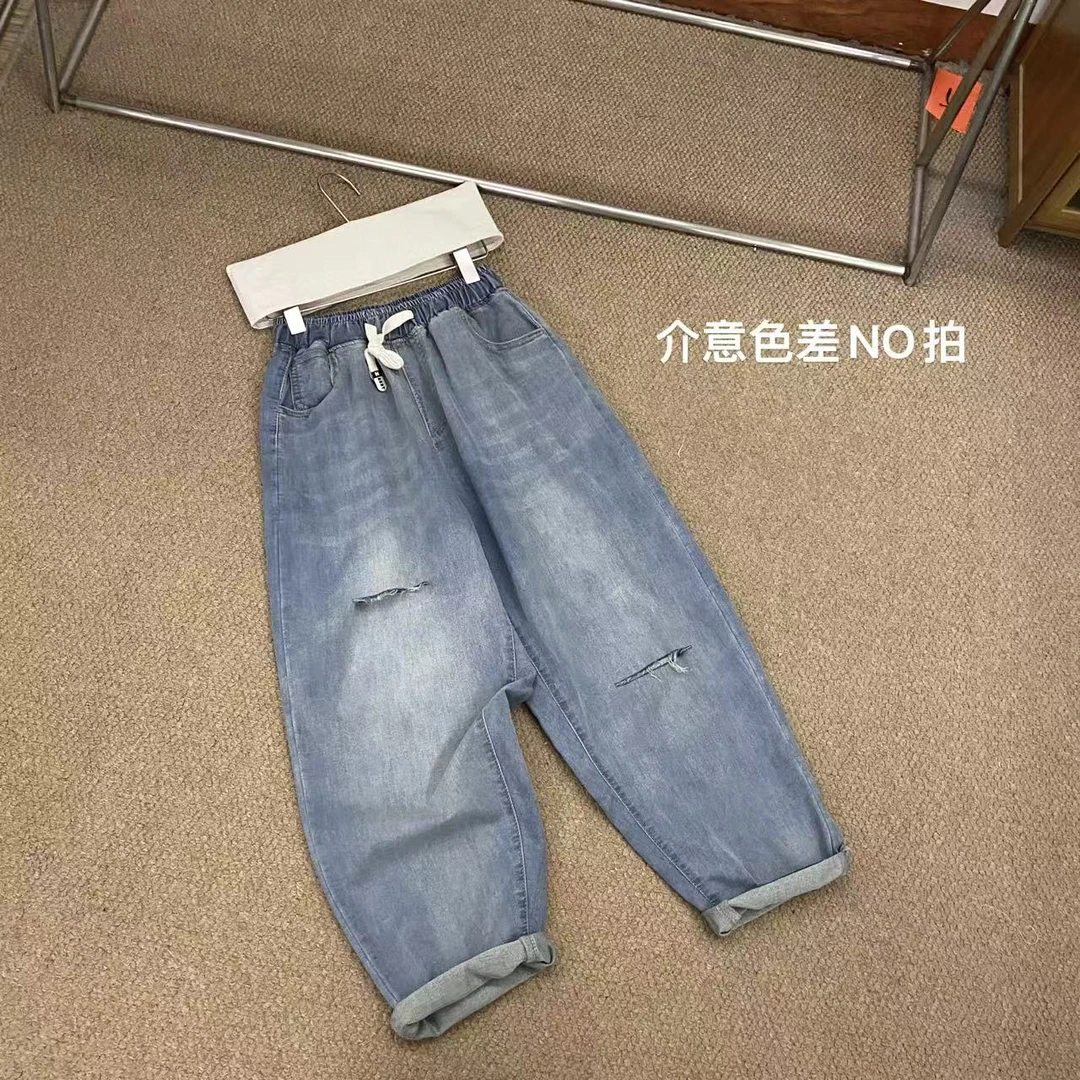 33推荐 XS#6536 日系破洞牛仔裤 2025-06-12