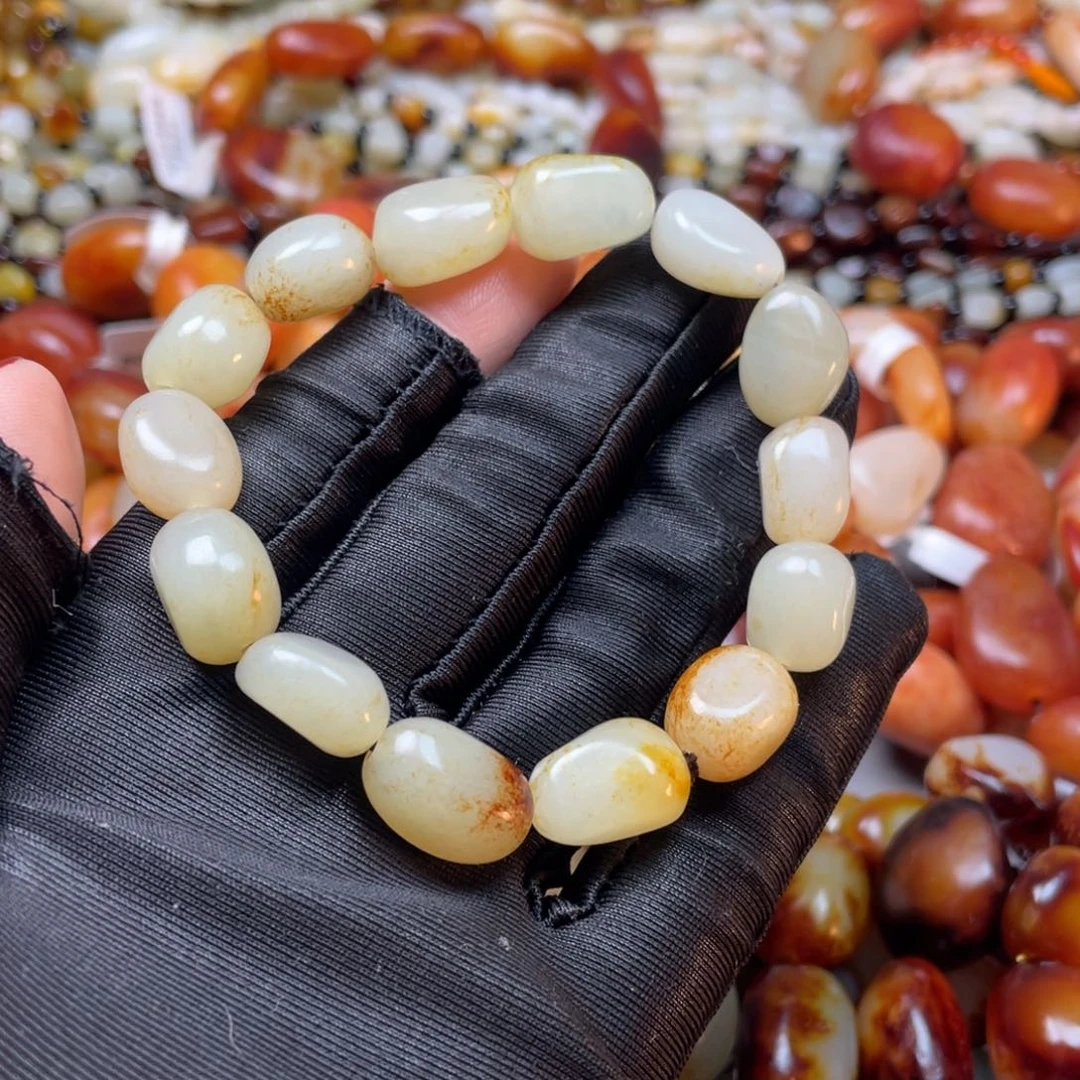 和田玉手链未镶嵌