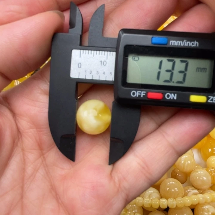 裸石蜜蜡未镶嵌蜜蜡圆珠