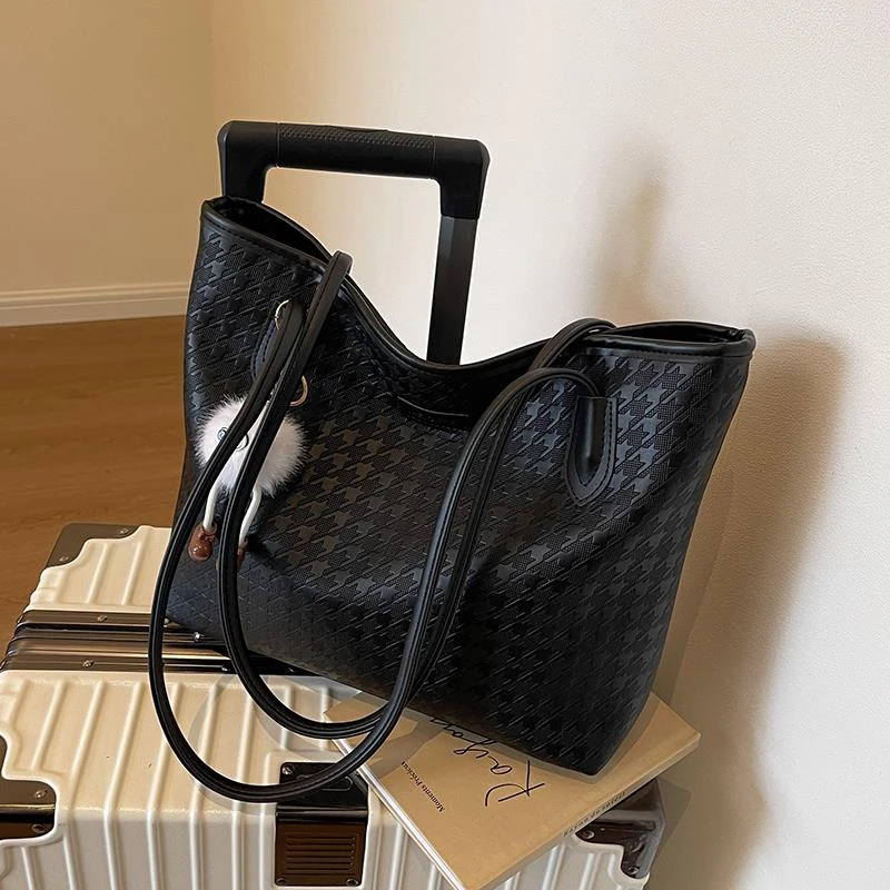 范哲萨复古大容量包包新款女包出差上班时尚通勤单肩包流行托特