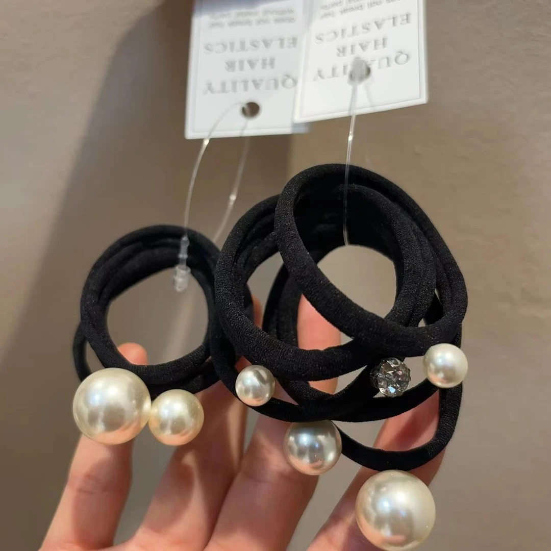 气质珠珠细闪发圈一套T117