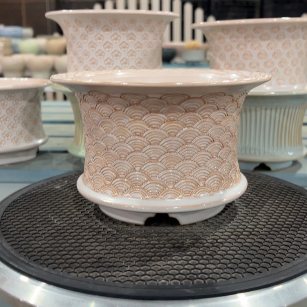 大盆1220-005E手握外口18cm