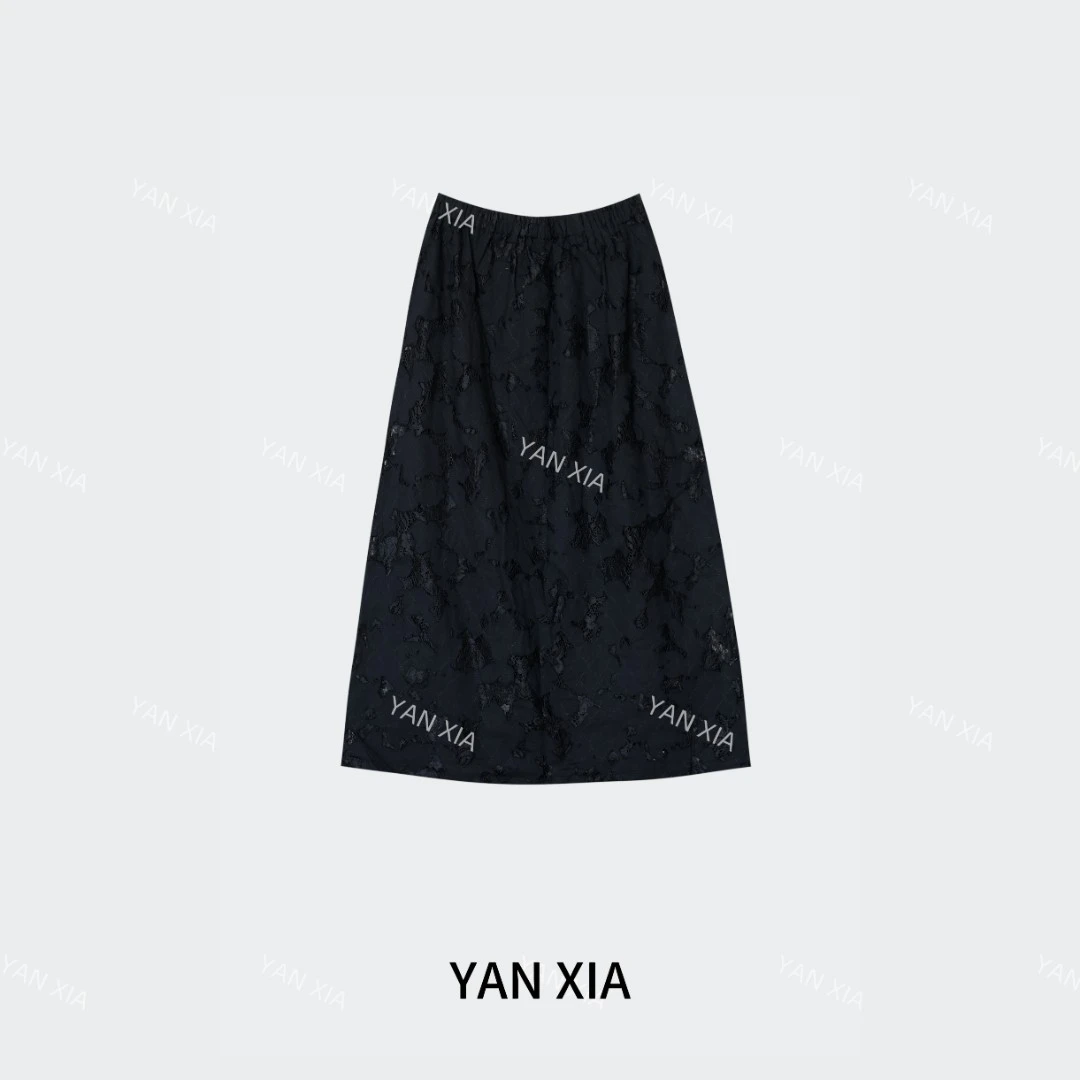 "夏日满满精致感" 100棉镂空蕾丝半身裙 巨精致 针织半裙 8186