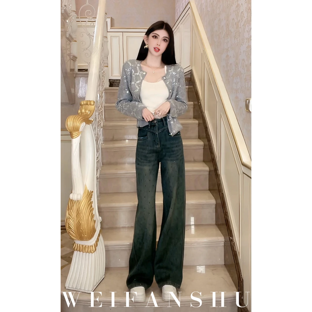 WMMI3411DKNZ5710【钻石辣妹】加绒牛仔裤