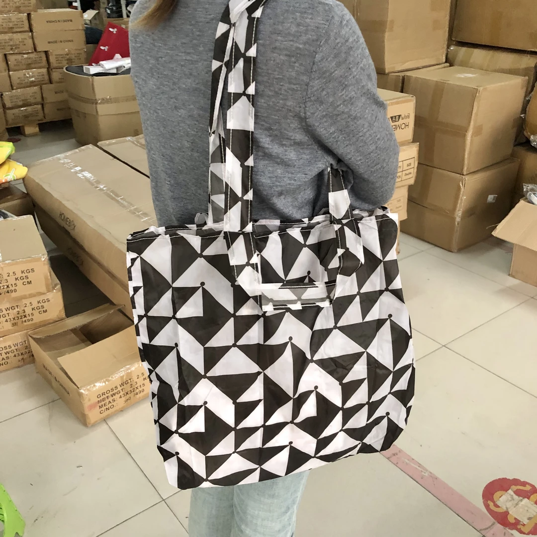 微瑕！日常小清新购物环保袋购物袋布包简约手拎包印花肩包