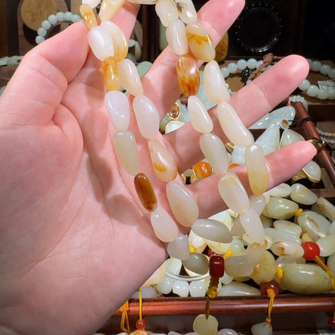 和田玉未镶嵌手链