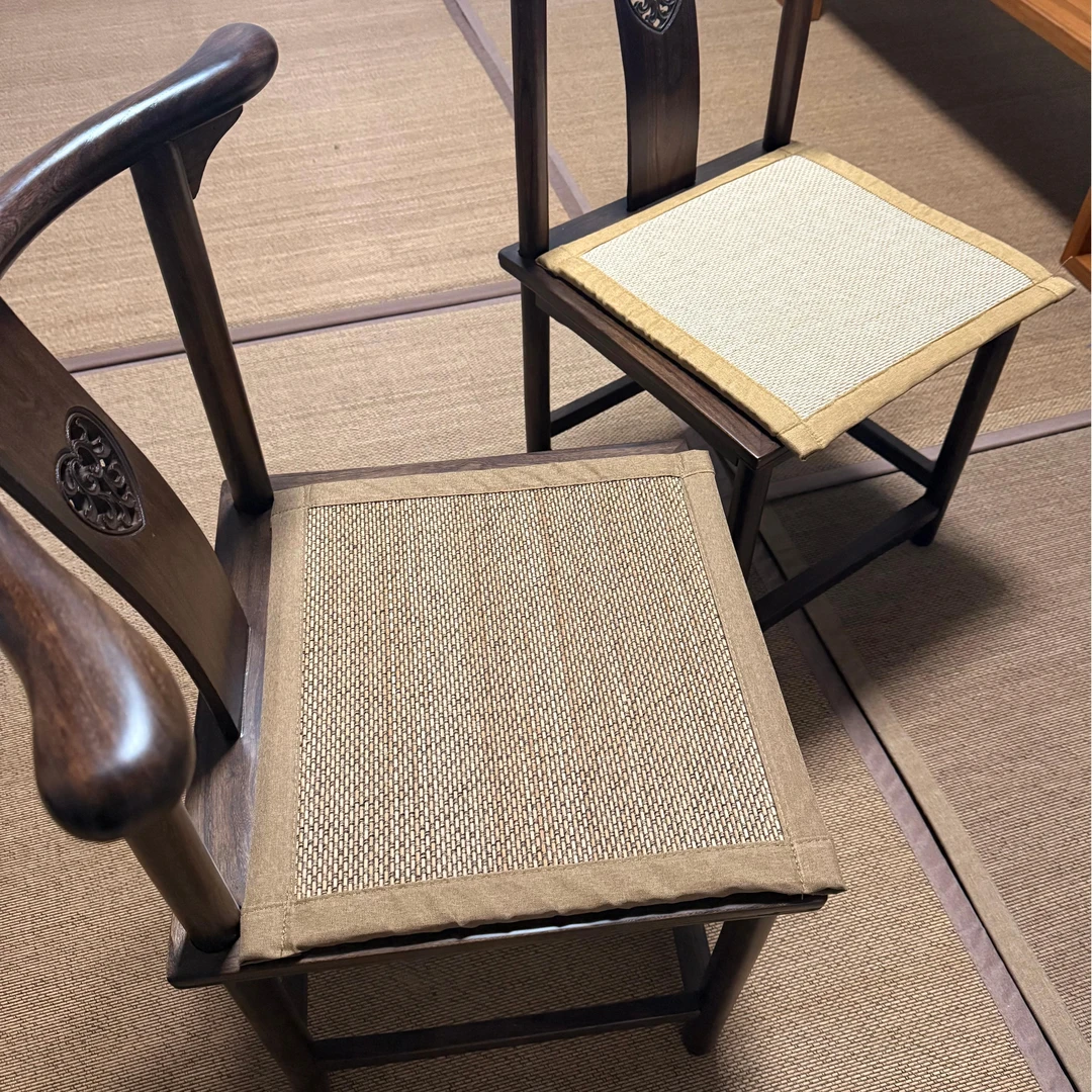 竹制夏季凉席坐垫透气舒适汽车坐垫椅子垫坐垫手工坐垫屁股垫