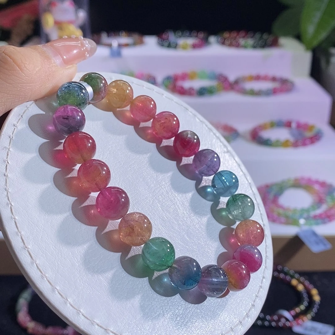 未镶嵌手链碧玺西瓜