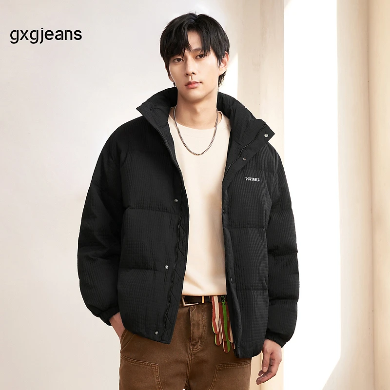 gxg.jeans男装2024年冬季短款立领羽绒服#J24DY24002