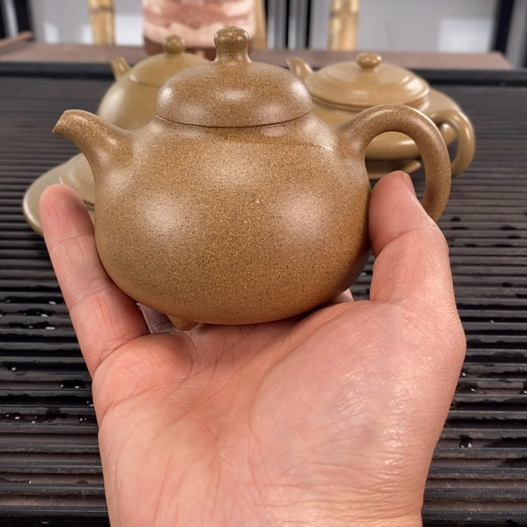 紫砂茶壶老青段容量230毫升