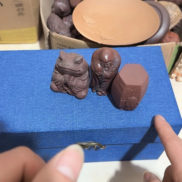 紫砂茶宠雕塑瑕疵茶宠