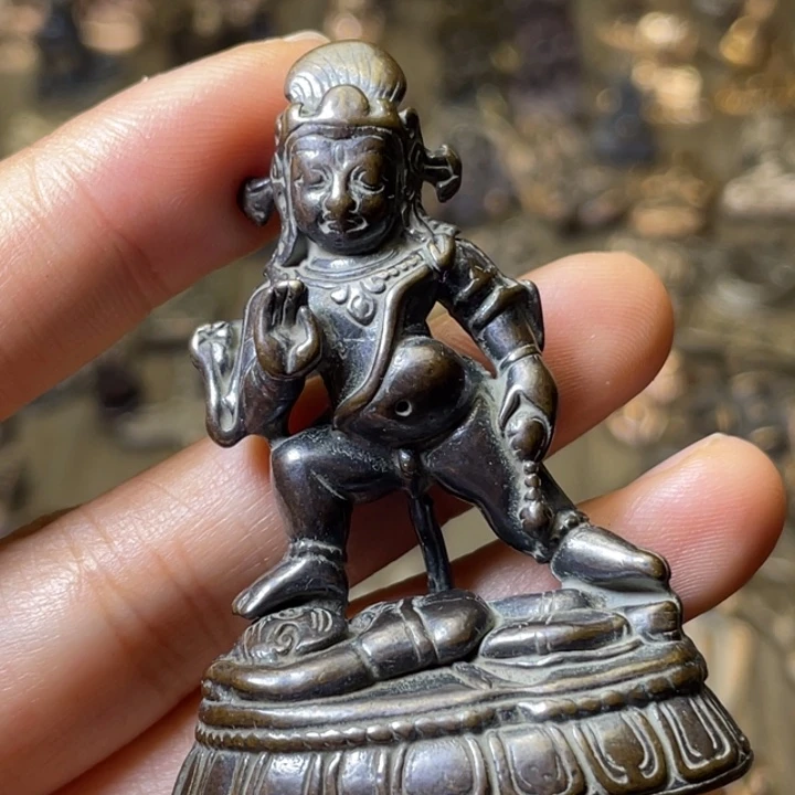 青铜做旧大黑财摆件