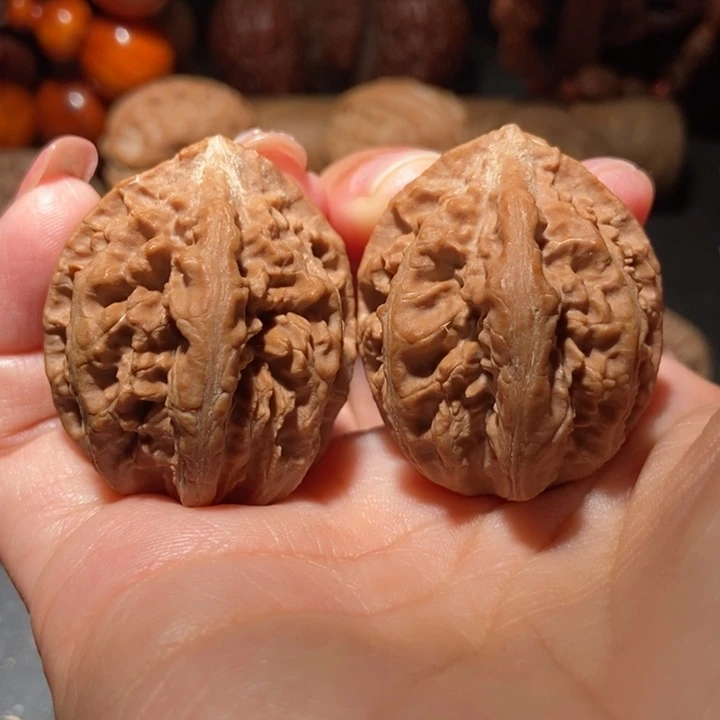 把件文玩核桃东北楸子小雪23