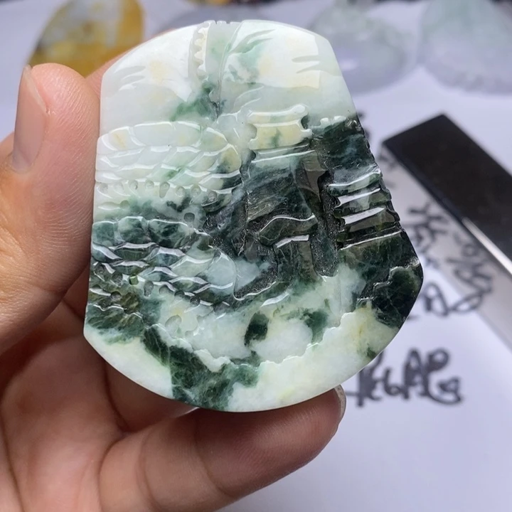 颈饰未镶嵌翡翠翡翠