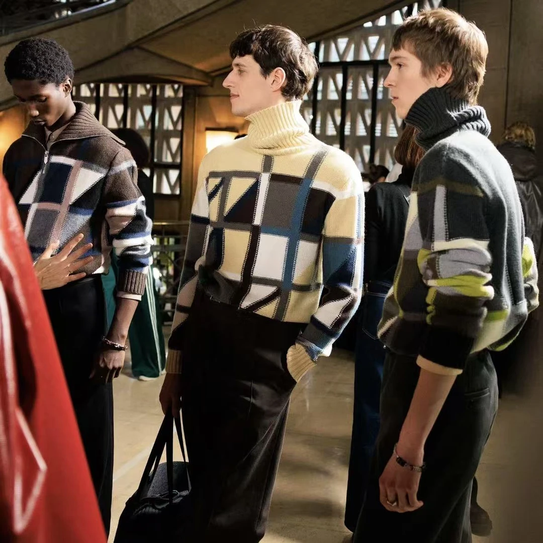 14号链接富人明星穿搭秋冬设计轻奢时尚百搭高级感毛衣8037