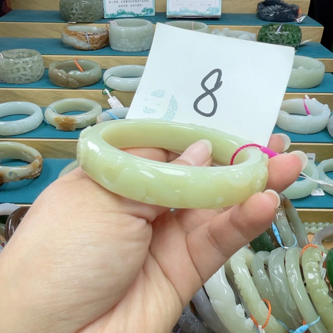 未镶嵌手镯和田玉圈口59