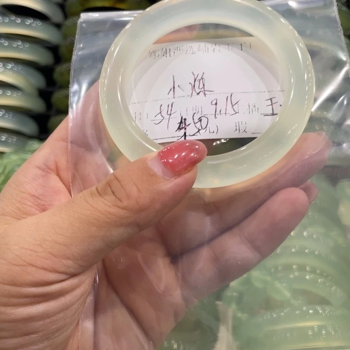 未镶嵌蛇纹石玉手镯小*.