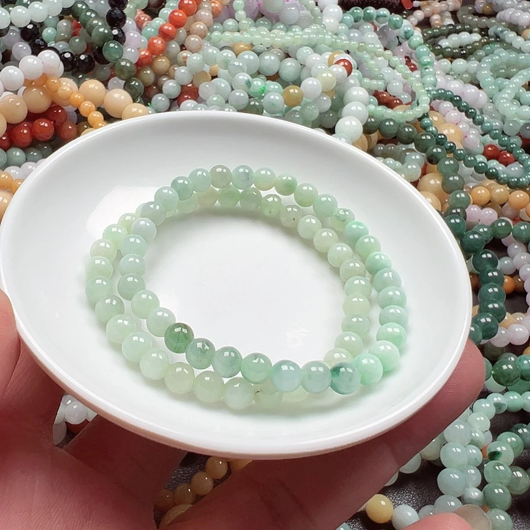 翡翠手链未镶嵌无**?货主老华