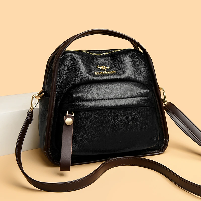 拉链防刮单肩斜挎包女士妈妈包中年城市游牧风女包