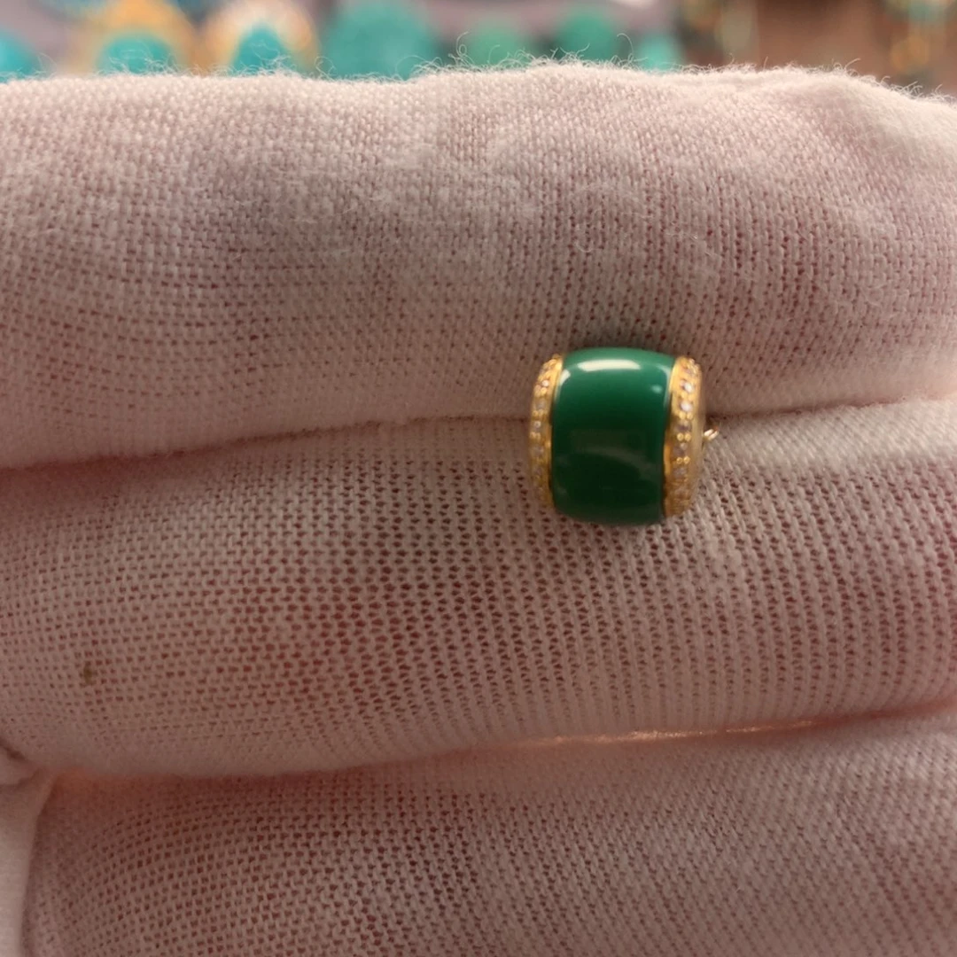 绿松石未镶嵌挂件A342