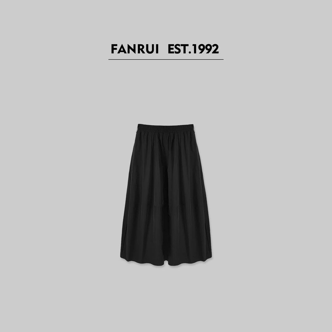 FANRUI/泛芮「引力法则」垂感显瘦百搭洋气半身长裙B14928
