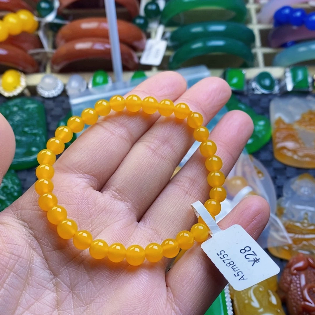 杨****玛瑙/玉髓未镶嵌手链卡6