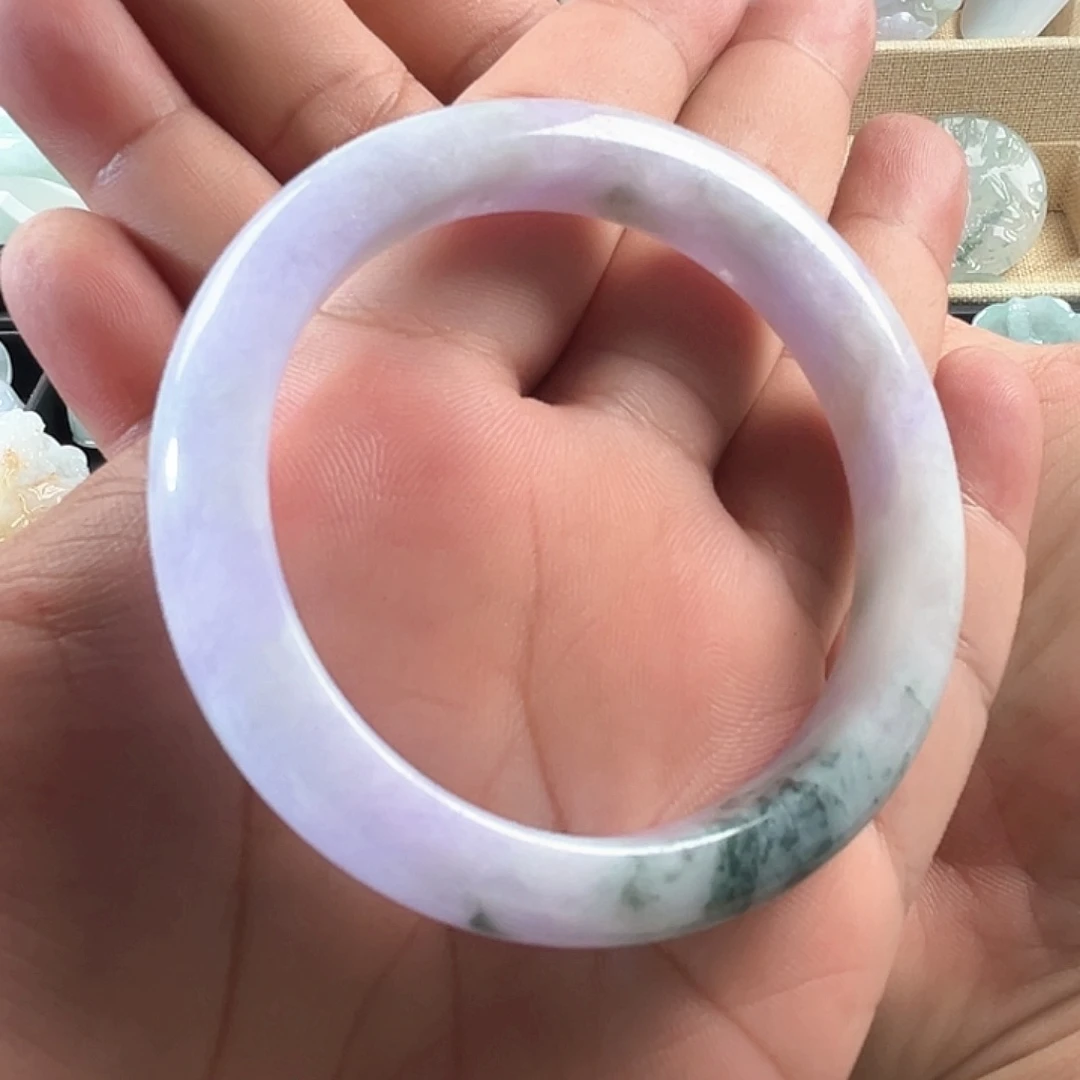 翡翠未镶嵌手镯天然