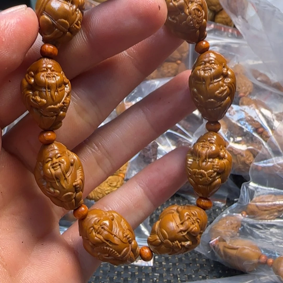 橄榄核手串/手链胡子财神