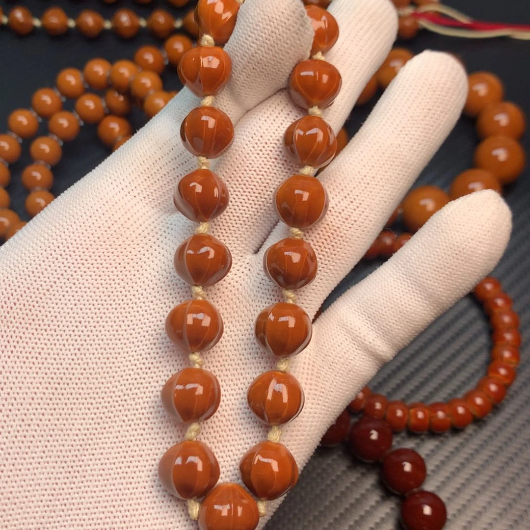 【闪购商品】橄榄核手串/手链1.2鲨鱼背铁核