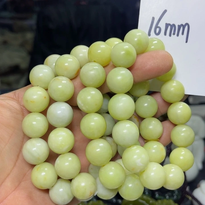 蛇纹石玉手串未镶嵌