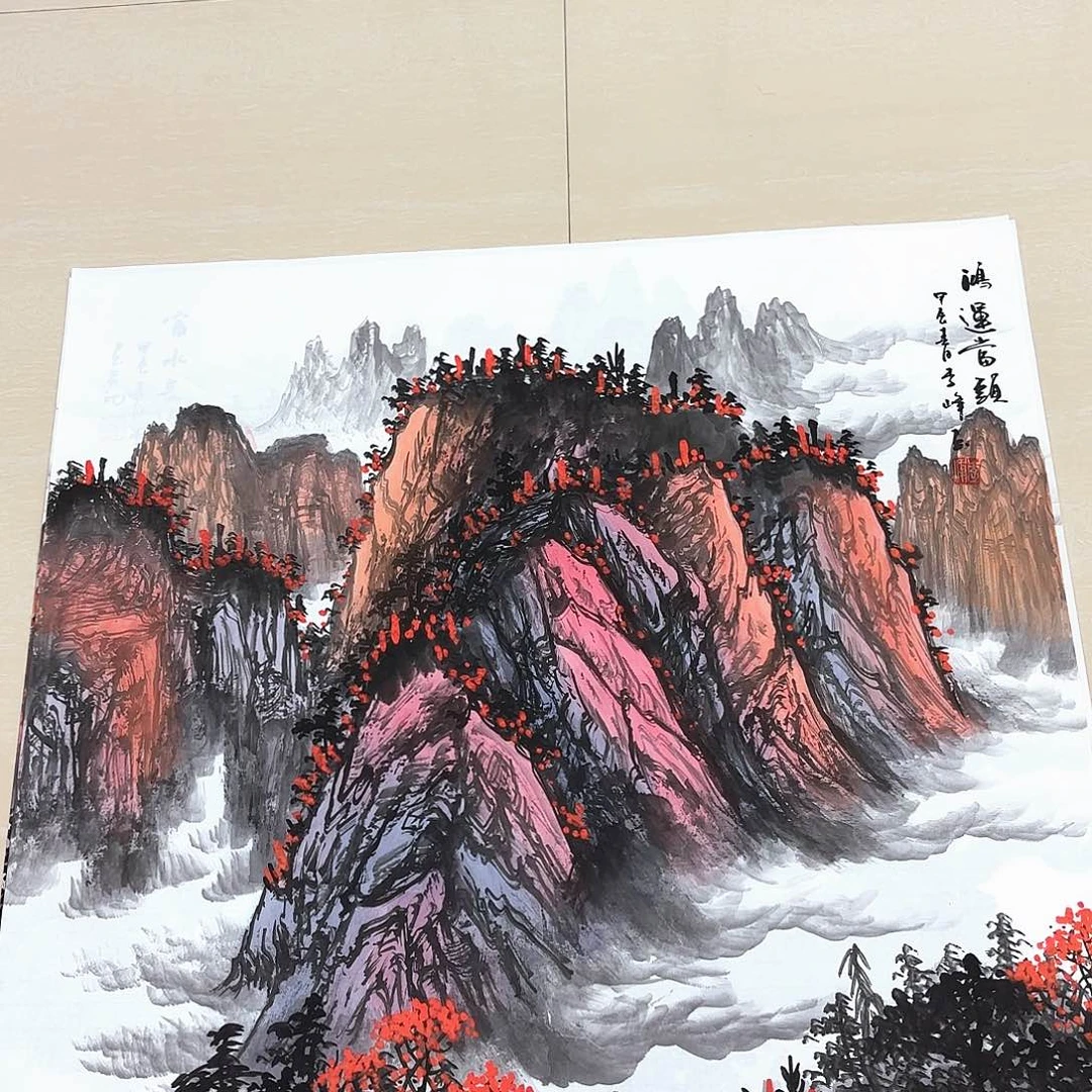 国画国画作品集一个由一