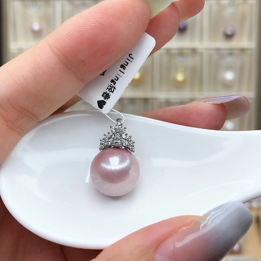 淡水珍珠吊坠(赠链)合金