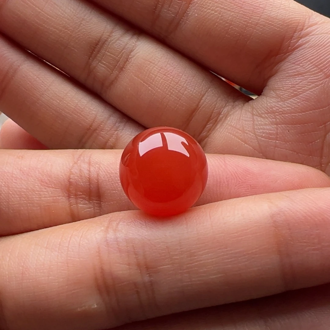 南红玛瑙圆珠14.3未镶嵌