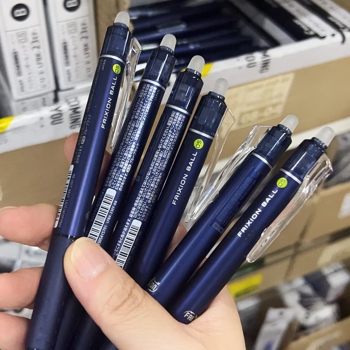 百乐墨蓝色可擦中性笔6支装