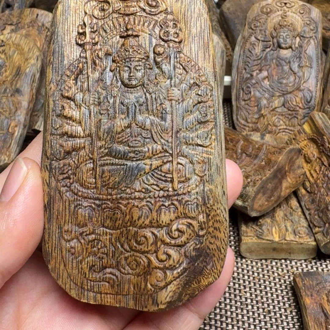 非***械沉香碎屑沉香老白棋高油老料43克