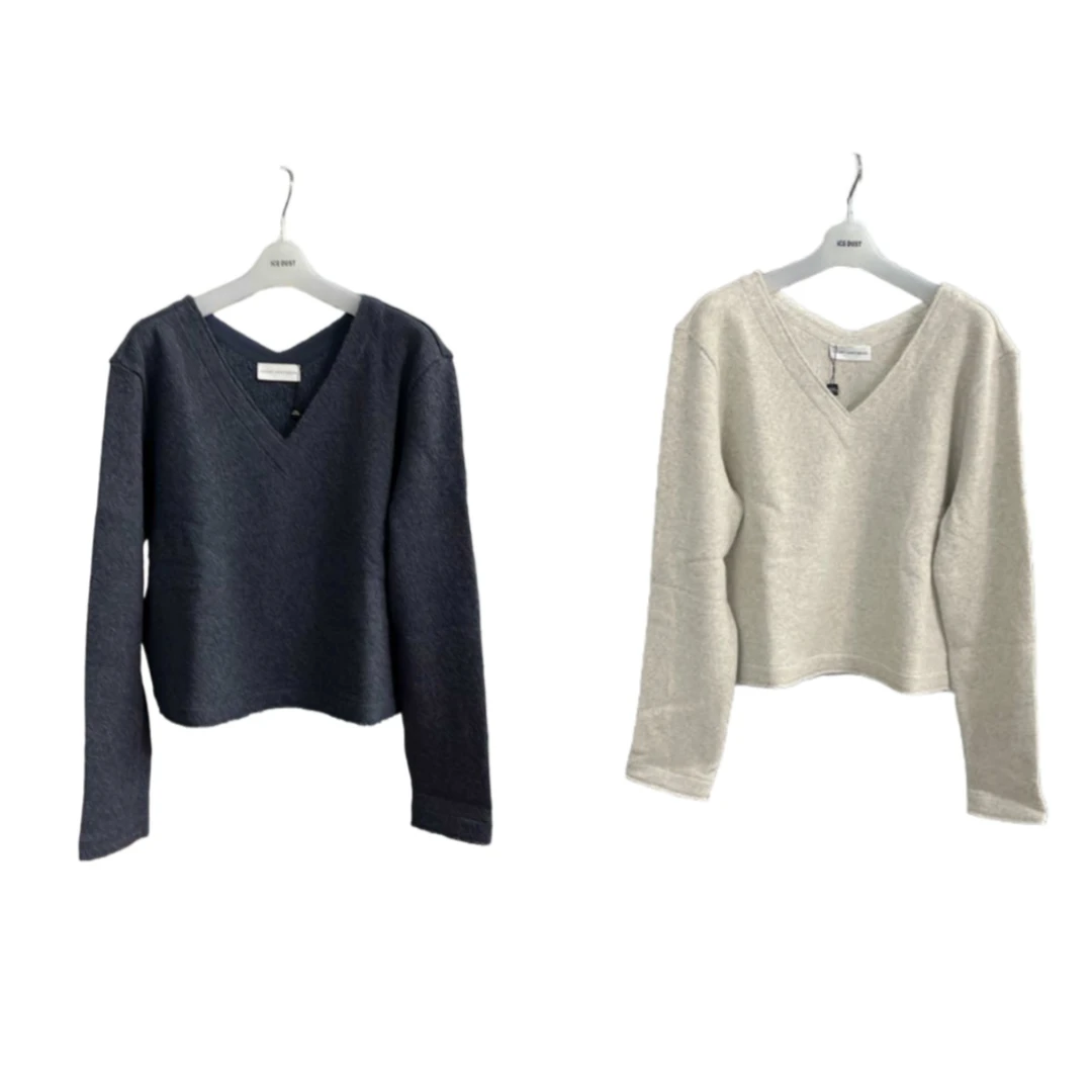 SHORT SENTENCE 短句   25秋季新品长袖毛针织衫显瘦宽松时尚