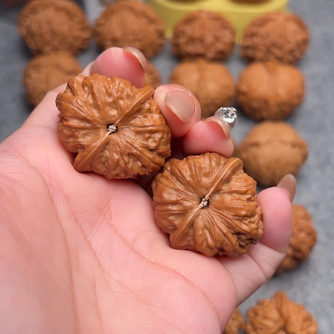 把件文玩核桃精品门头沟元宝37全品