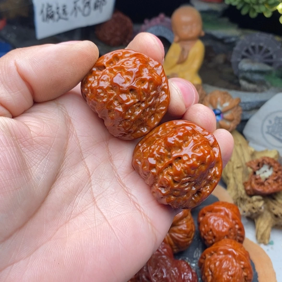 与***书文玩核桃把件蛤蟆头