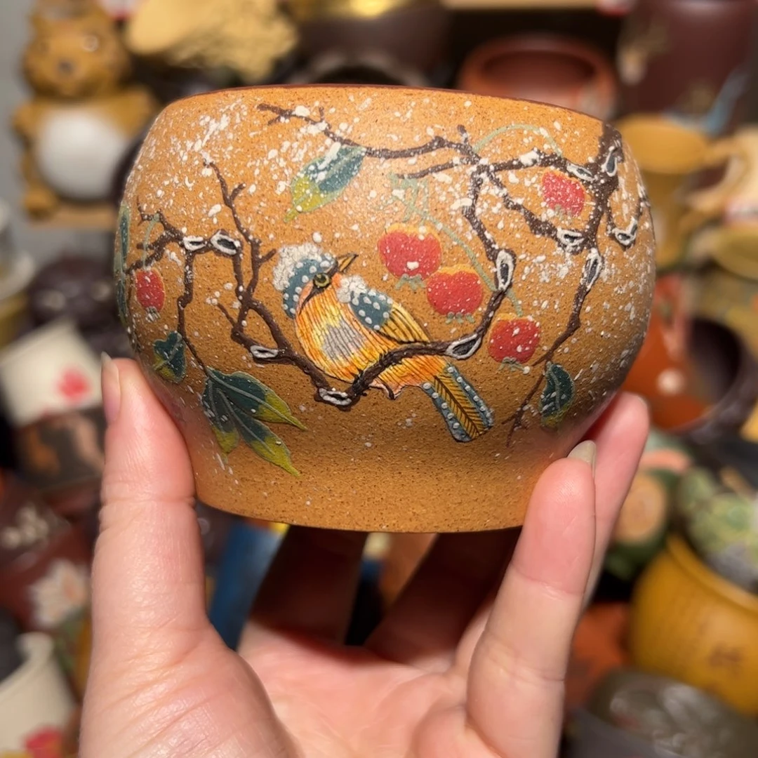 紫砂茶杯宜兴紫砂主人杯