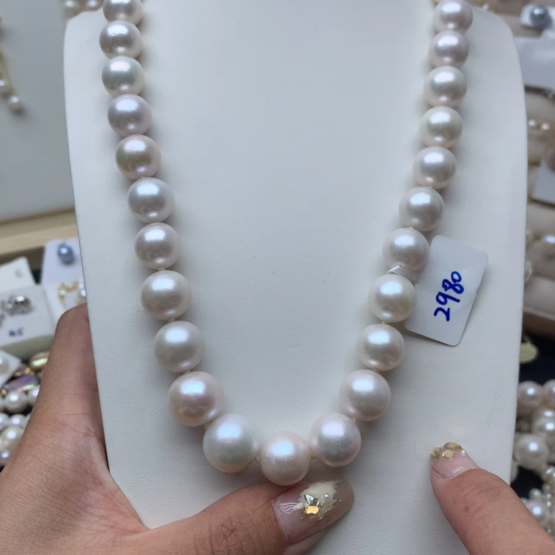 淡水珍珠12-13未镶嵌a189项链