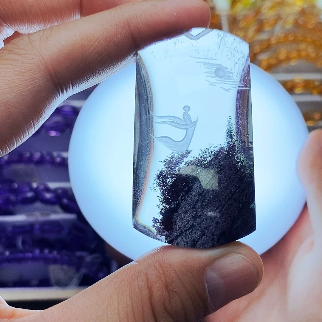 颈饰未镶嵌水晶天然