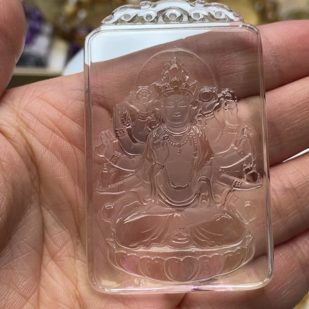 水晶颈饰未镶嵌橄**@定制